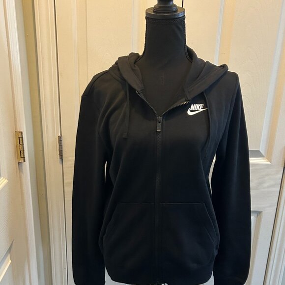 Nike Tops - NWT Nike Classic Zip Up Hoodie in Black Size Small
